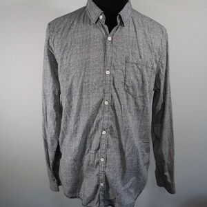 Garcia Jeans Shirt Mens XL Casual Pocket Button Up Blue Long Sleeve